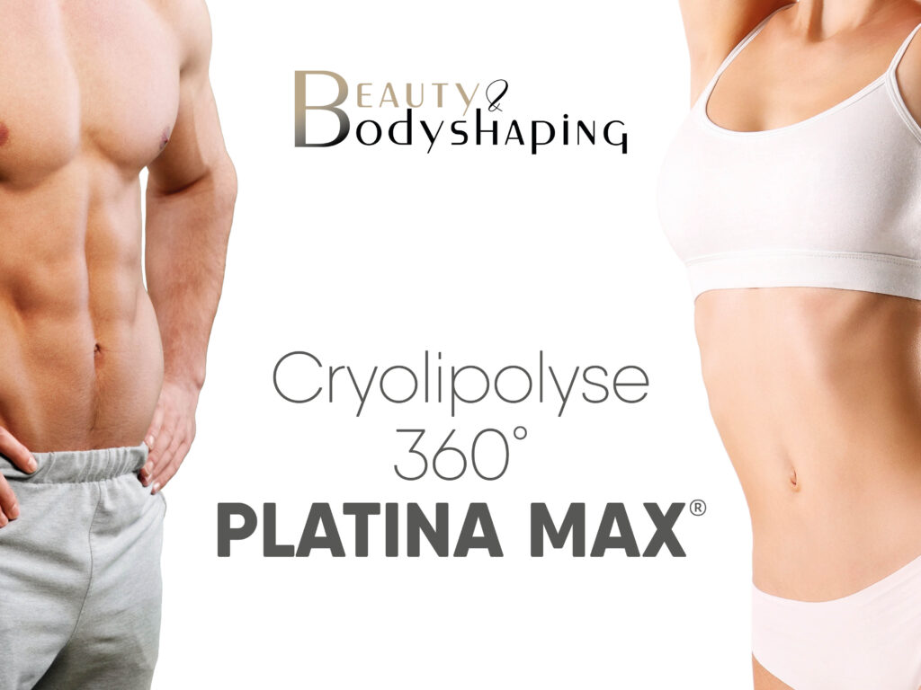 Cryolipolyse 360 Platina Max, apparaat voor plaatselijke vetvermindering